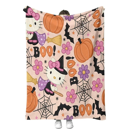 Hello Kitty Halloween Throw on Blankets West Coast Paradize