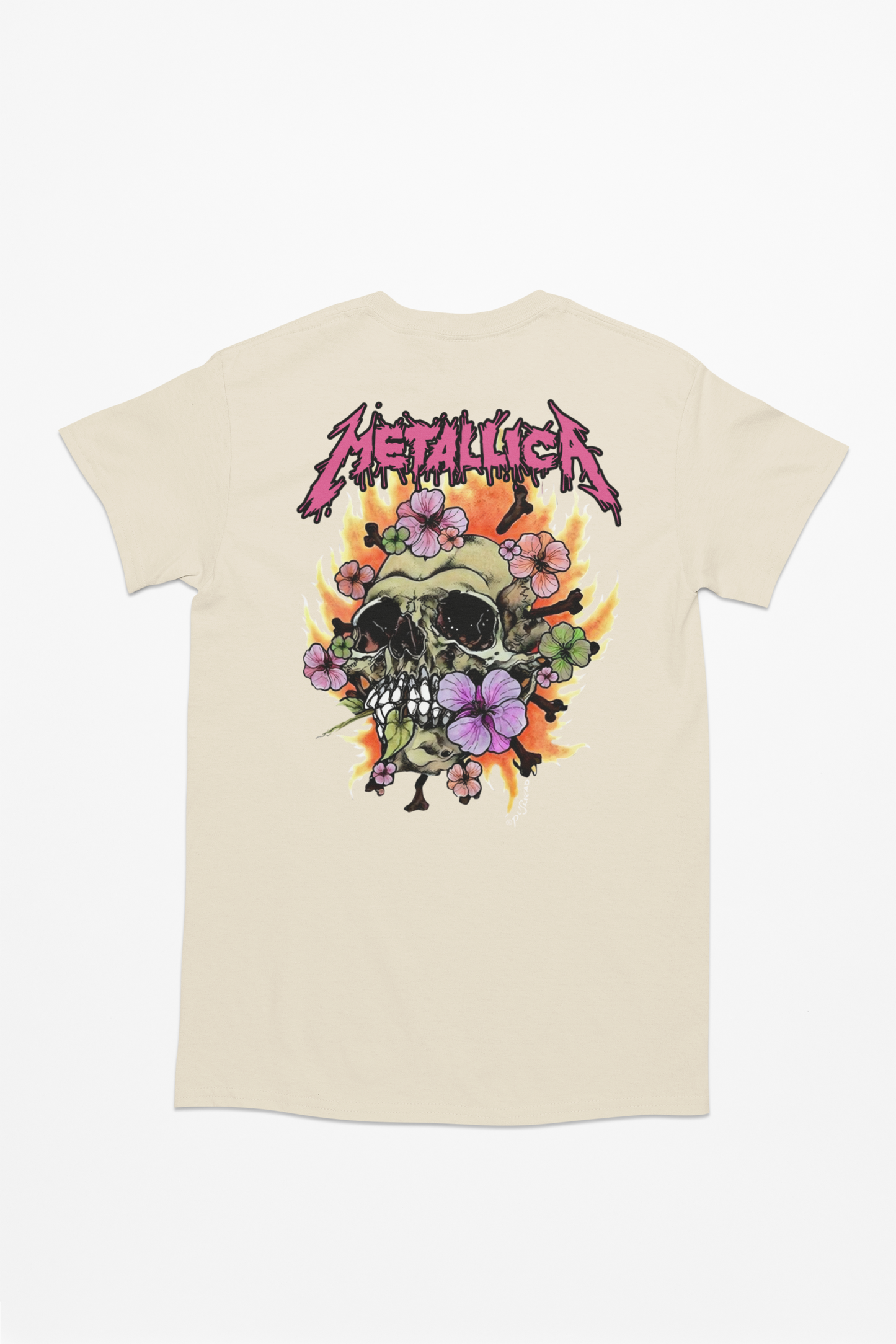 Metallica Skull Roses T shirt unisex Adults & Kids