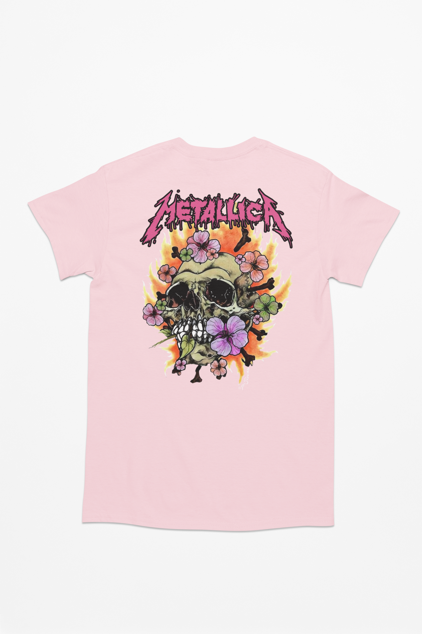 Metallica Skull Roses T shirt unisex Adults & Kids