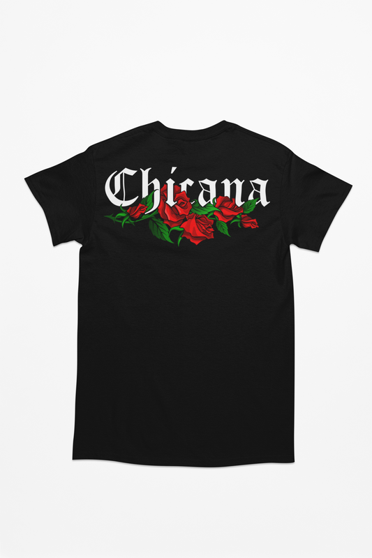 Roses Chicana T shirts unisex Adults