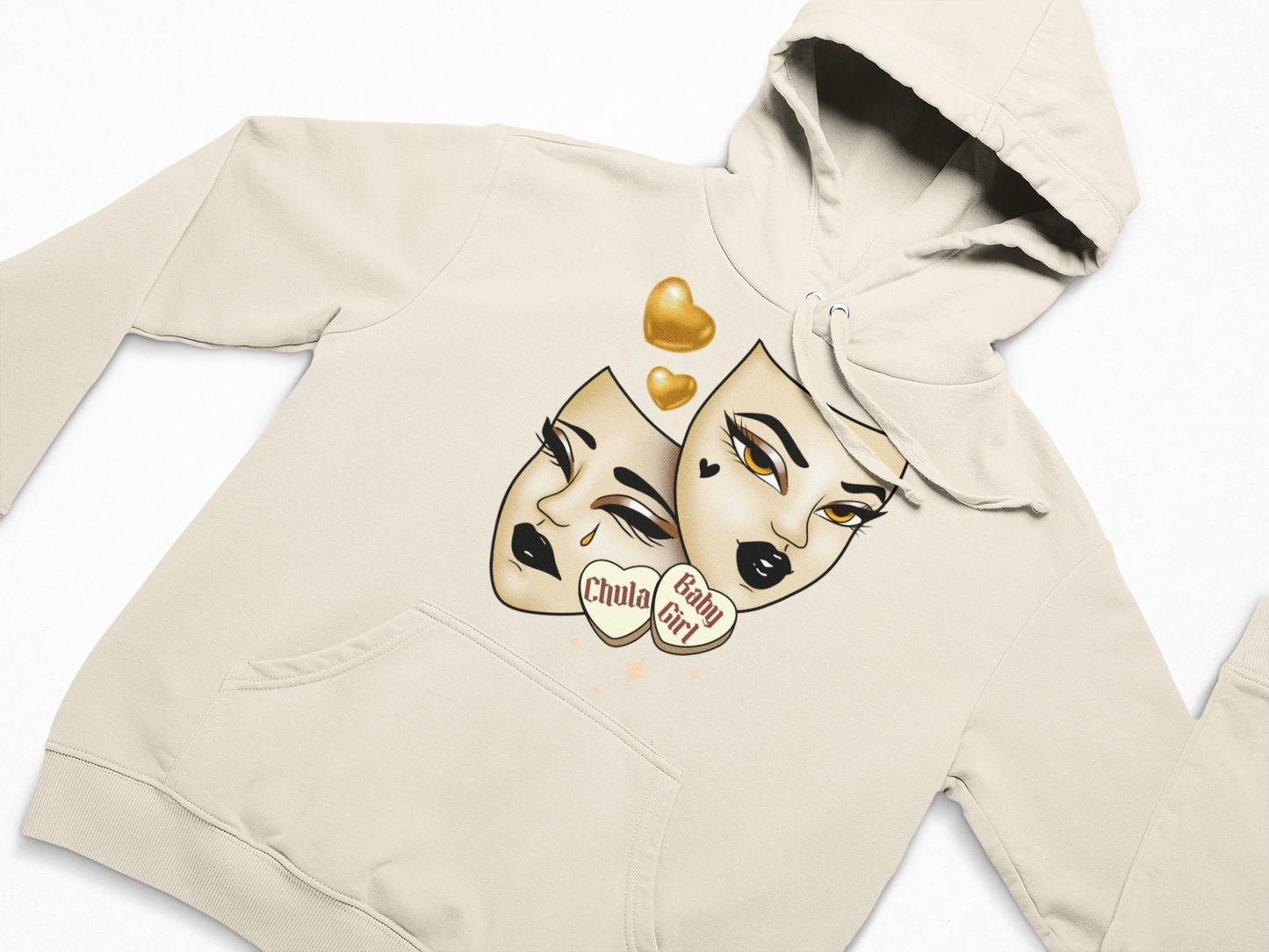 Cream Smile Now Cry Later unisex Adult Hoodie